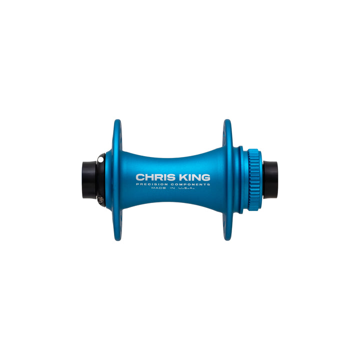 Chris King Front Hub - 15 x 110mm, Center-Lock, 32H, Matte Turquoise
