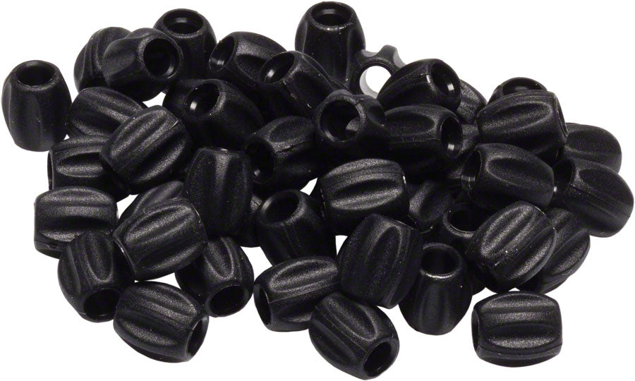 Jagwire Mini Tube Tops Frame Protectors for 4mm or 5mm Housing or Hose Bag of 50, Black