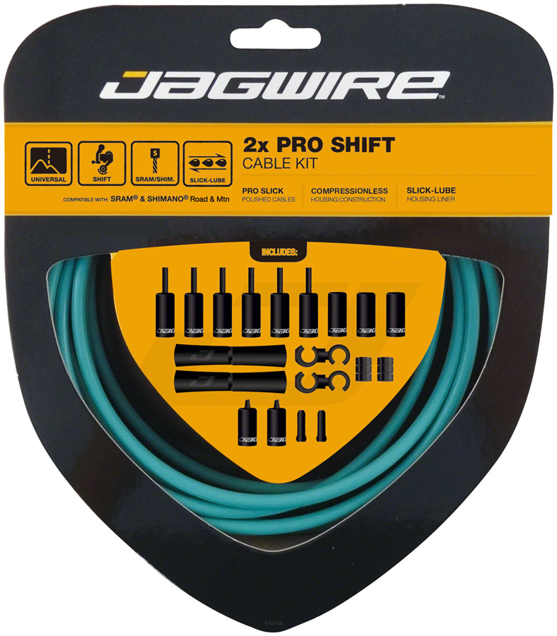 Jagwire Pro Shift Kit Road/Mountain SRAM/Shimano, Celeste