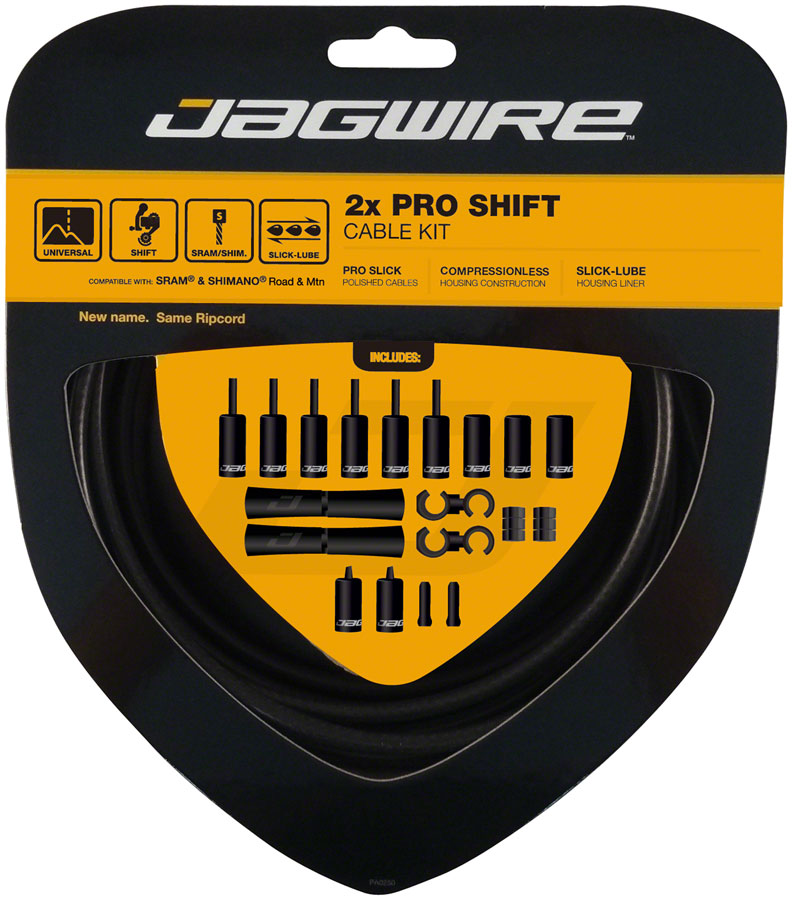 Jagwire Pro Shift Kit Road/Mountain SRAM/Shimano, Stealth Black