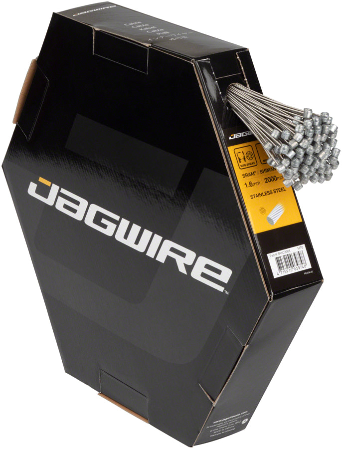 Jagwire Brake Cable Basics 1.6x2000mm Stainless SRAM/Shimano MTB, Box of 100