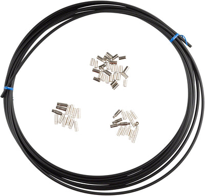 Shimano SIS SP51 Derailleur Housing - 5mm x 25ft Includes End Caps Black