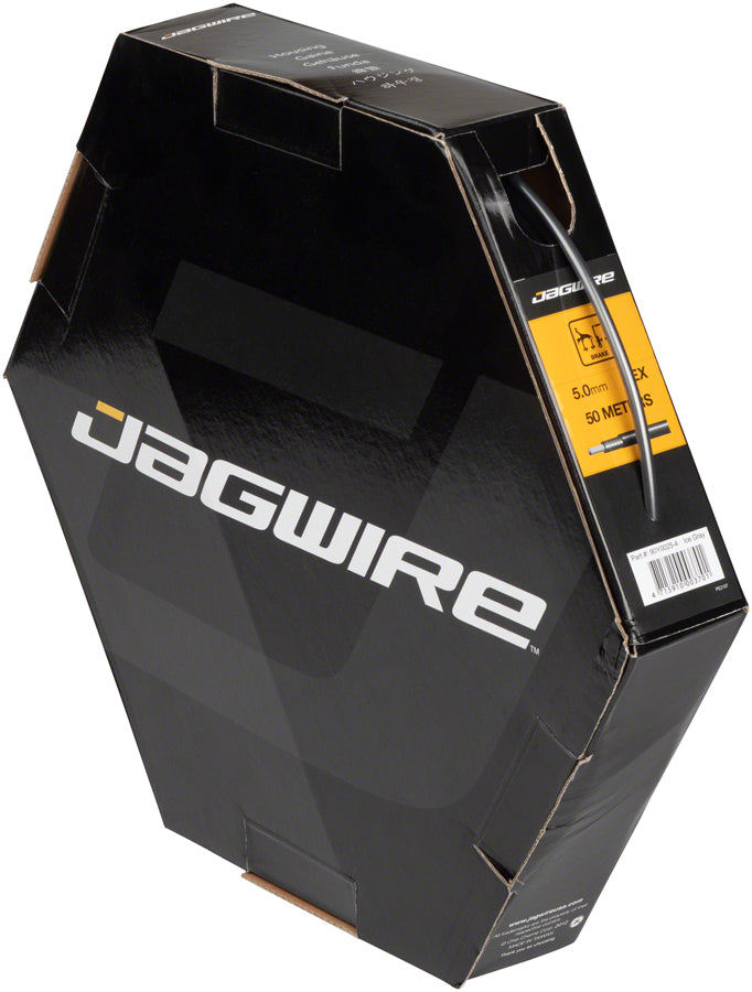 Jagwire 4mm Basics Derailleur Housing 50M File Box, Ice Gray