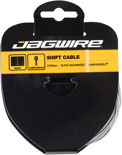 Jagwire Sport Shift Cable - 1.1 x 3100mm Slick Galvanized Steel For Campagnolo Tandem