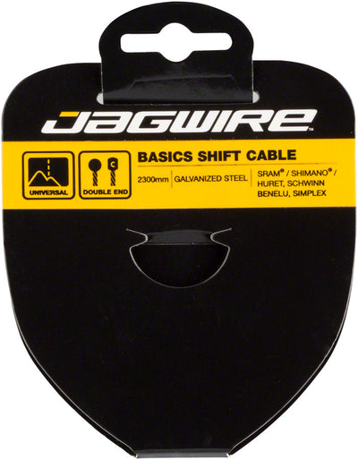 Jagwire Basics Shift Cable - 1.2 x 2300mm Galvanized Steel For Shimano/SRAM Huret Suntour X-Press