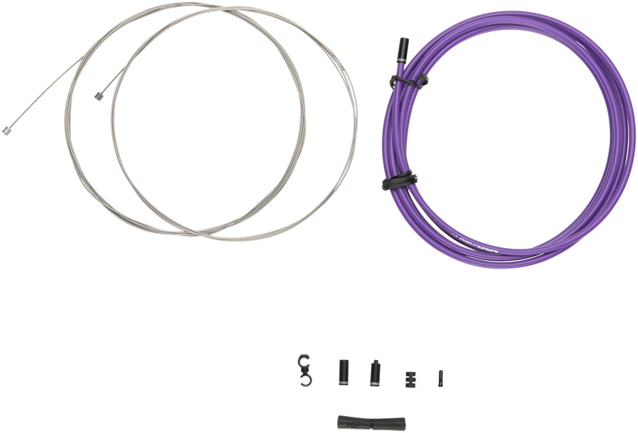 Jagwire 2x Sport Shift Cable Kit SRAM/Shimano, Purple