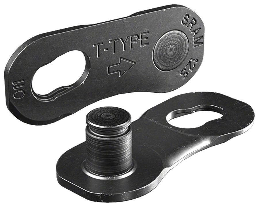 SRAM Eagle T-Type PowerLock Flattop Connector Link - 12-Speed For Eagle T-Type Flattop Chain Only BLK 4 Pack