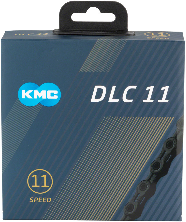 KMC DLC11 Chain - 11-Speed, 118 Links, Black