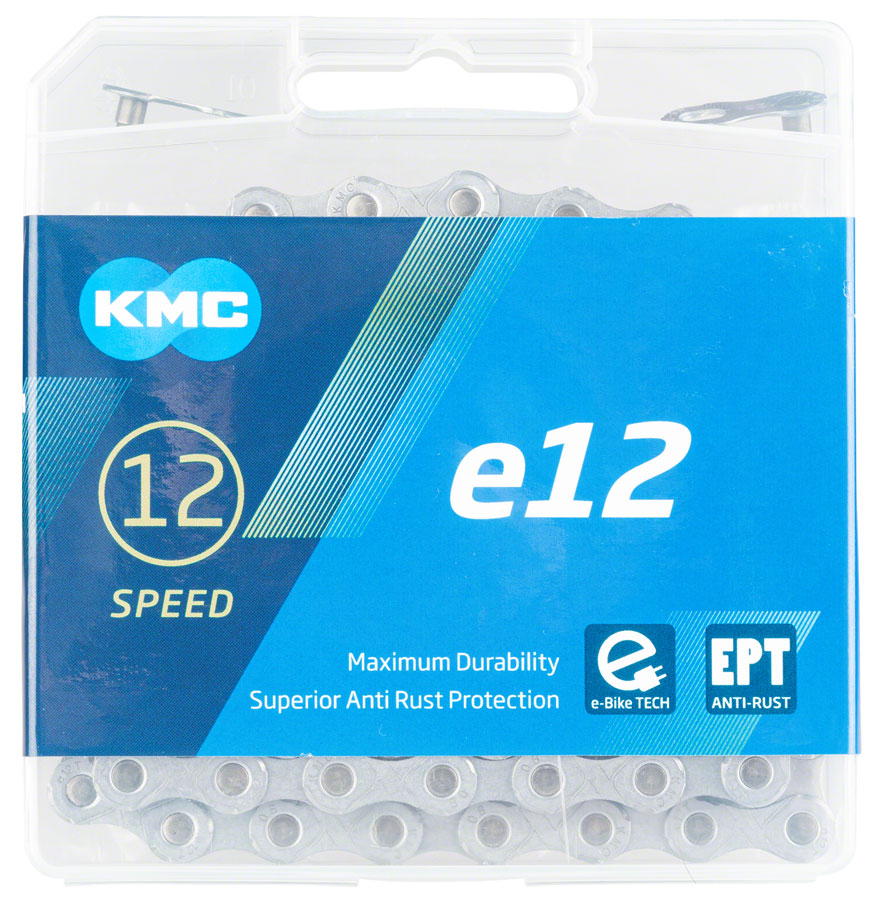 KMC e12 EPT Chain - 12-Speed, 136 Links, Silver