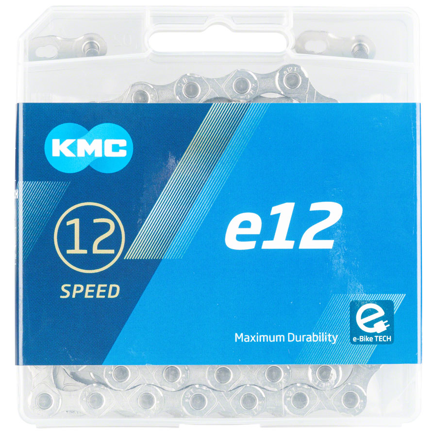 KMC e12 Chain - 12-Speed, 136 Links, Silver