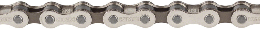 KMC S1 Chain - Single Speed 1/2" x 1/8", 112 Links, Silver/Black