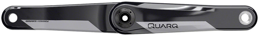 Quarq DUB Crank Arm Assembly - 167.5mm, 8-Bolt Direct Mount, DUB Spindle Interface, Natural Carbon, D2