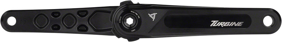 RaceFace Turbine Crankset - 170mm, Direct Mount, 143mm Spindle with CINCH Interface, 7050 Aluminum, Black