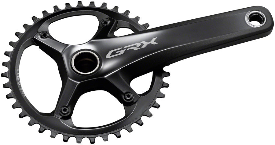 Shimano GRX FC-RX810-1 Crankset - 170mm, 11-Speed, 40t, 110 BCD, Hollowtech II Spindle Interface, Black