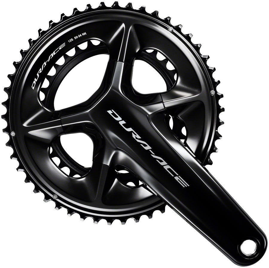 Shimano Dura-Ace FC-R9200 Crankset - 165mm, 12-Speed, 50/34t, Hollowtech II Spindle Interface, Black