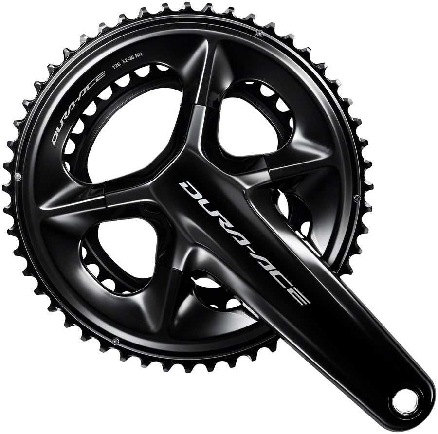 Shimano Dura-Ace FC-R9200 Crankset - 170mm, 12-Speed, 52/36t, Hollowtech II Spindle Interface, Black