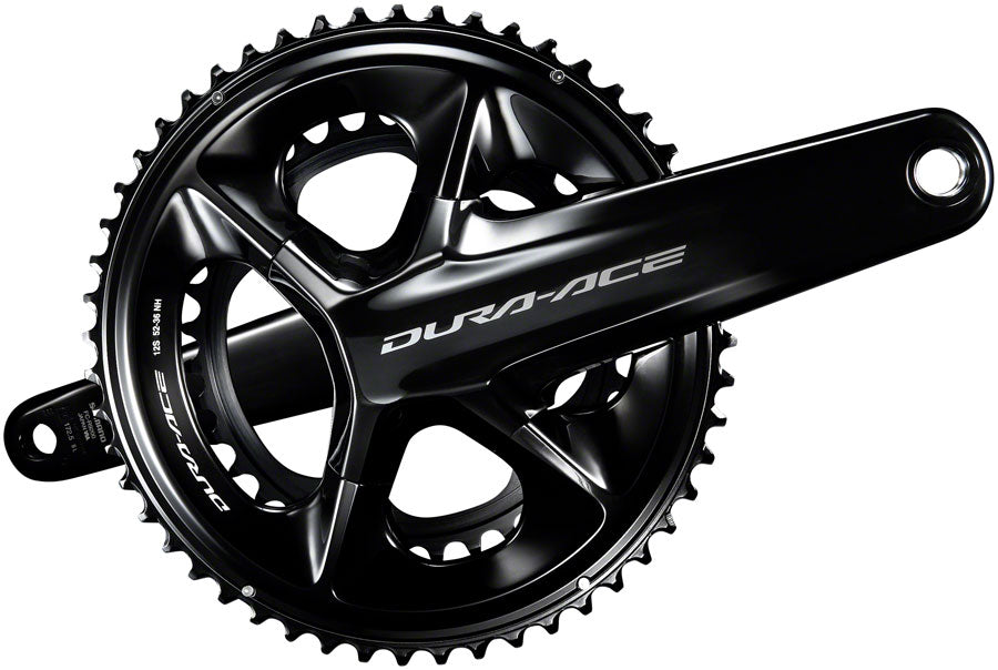 Shimano Dura-Ace FC-R9200 Crankset - 165mm, 12-Speed, 52/36t, Hollowtech II Spindle Interface, Black