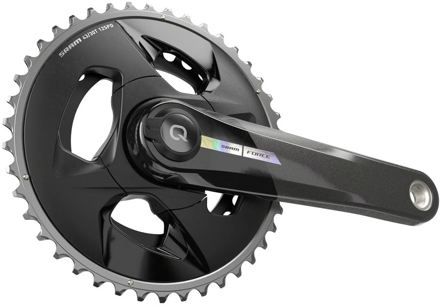 SRAM Force AXS Wide Power Meter Crankset - 175mm, 2x 12-Speed, 43/30t, 94 BCD, DUB Spindle Interface, Iridescent Gray, D2