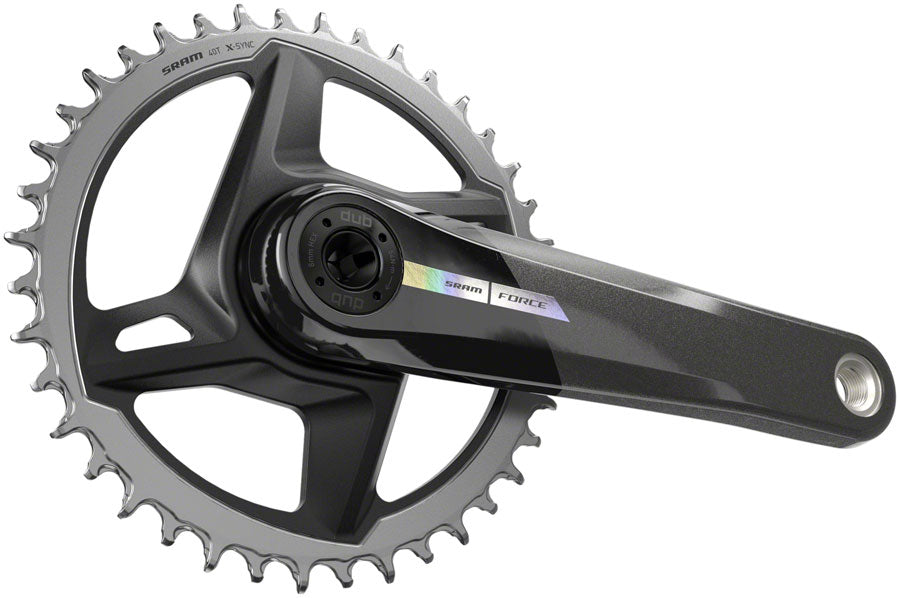 SRAM Force 1 Wide Crankset - 172.5mm, 12-Speed, 40t, Direct Mount, DUB Spindle Interface, Iridescent Gray, D2