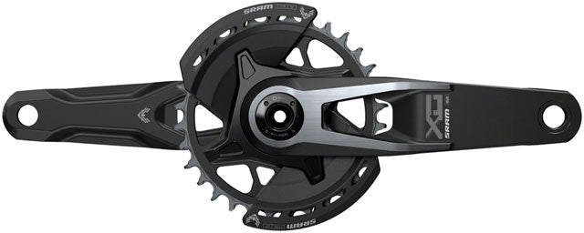 SRAM X0 Eagle T-Type Wide Crankset - 175mm, 12-Speed, 32t Chainring, Direct Mount, 2-Guards, DUB Spindle Interface, Black, V2-0