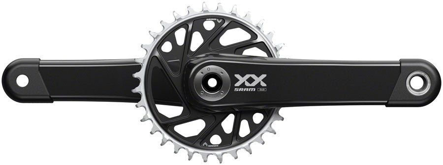 SRAM XX Eagle T-Type Wide Crankset - 175mm, 12-Speed, 32t Chainring, Direct Mount, 2-Guards, DUB Spindle Interface, Black