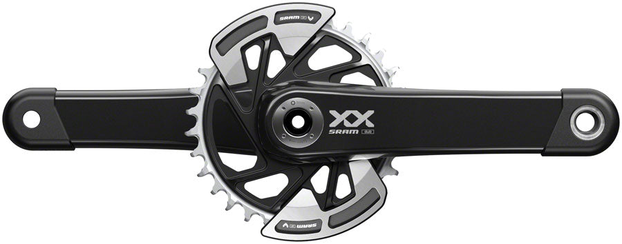SRAM XX Eagle T-Type Wide Crankset - 165mm, 12-Speed, 32t Chainring, Direct Mount, 2-Guards, DUB Spindle Interface, Black