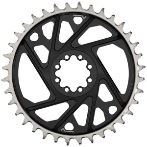 SRAM XX Eagle T-Type Direct Mount Chainring - 34t 12-Speed 8-Bolt Direct Mount 3mm Offset Aluminum BLK D1