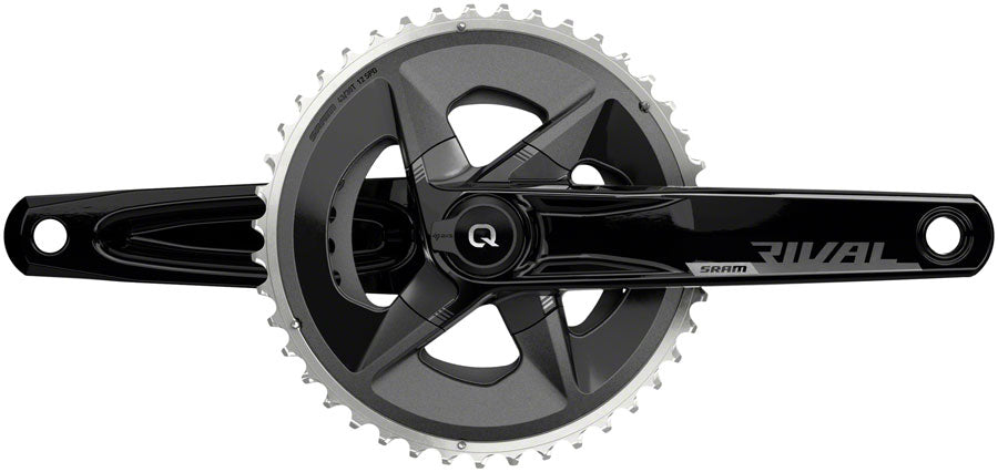 SRAM Rival AXS Wide Power Meter Crankset - 175mm, 12-Speed, 43/30t Yaw, 94 BCD, DUB Spindle Interface, Black, D1