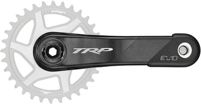 TRP CK-9050 EVO Crankset - 170mm 12-Speed For 68/73mm Frame BB DM CINCH Chainring Interface 30mm Spindle Carbon BLK/Silver