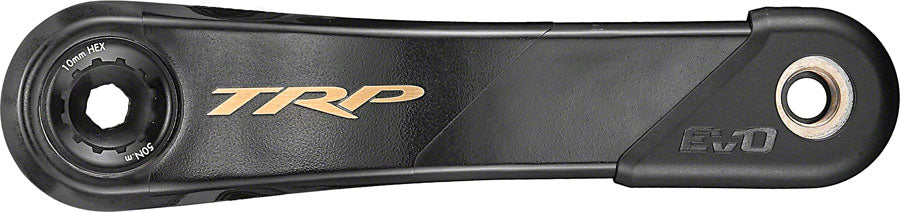 TRP CK-9050 EVO Crankset - 165mm 12-Speed For 68/73mm Frame BB DM CINCH Chainring Interface 30mm Spindle Carbon BLK/Gold