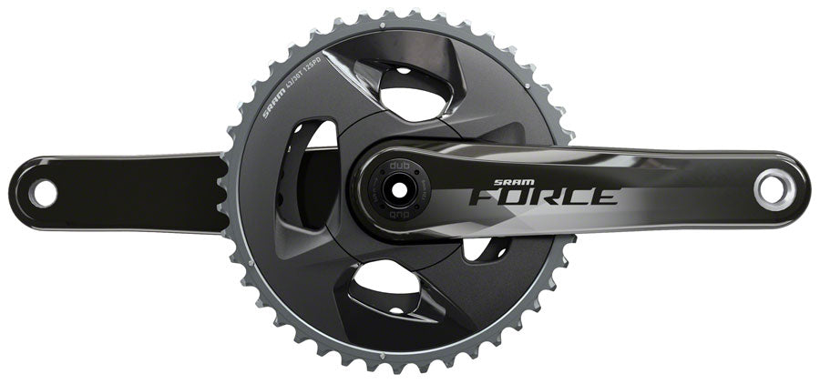 SRAM Force AXS Crankset - 175mm, 12-Speed, 48/35t, 107 BCD, DUB Spindle Interface, Gloss Carbon, D1