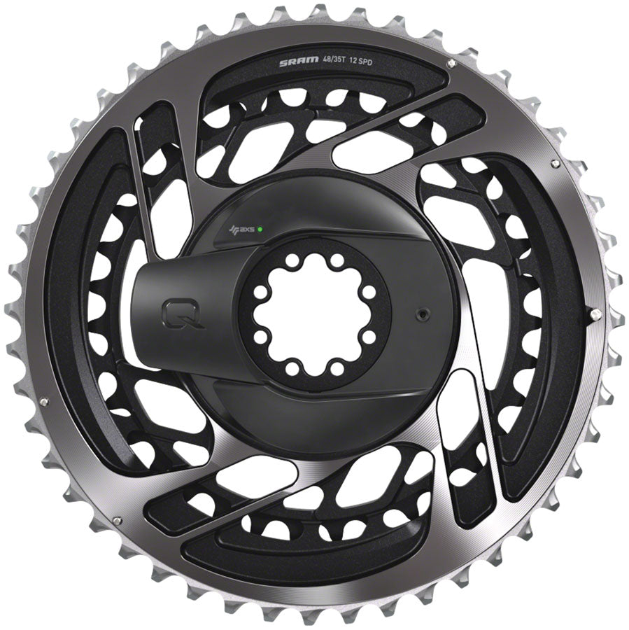 SRAM RED AXS Power Meter Crankset - 165mm, 12-Speed, 48/35t, Direct Mount, DUB Spindle Interface, Natural Carbon, D1