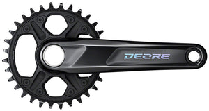 Shimano Deore FC-M6130-1 Crankset - 170mm 12-Speed 32t Black