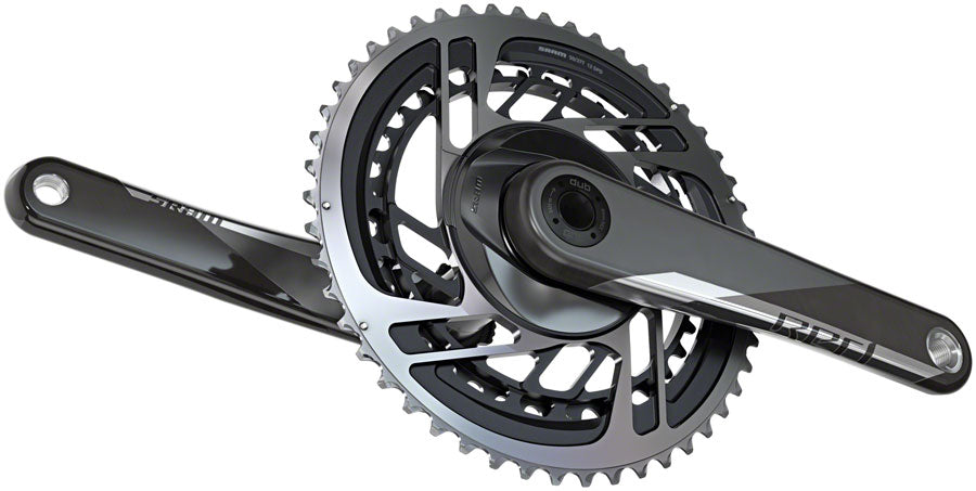 SRAM RED AXS Crankset - 172.5mm, 12-Speed, 50/37t, Direct Mount, DUB Spindle Interface, Natural Carbon, D1