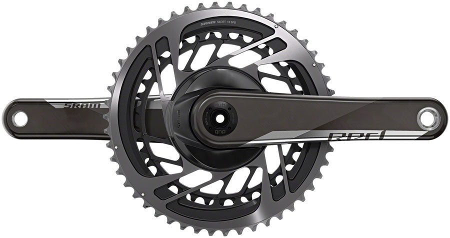 SRAM RED AXS Crankset - 165mm, 12-Speed, 46/33t, Direct Mount, DUB Spindle Interface, Natural Carbon, D1