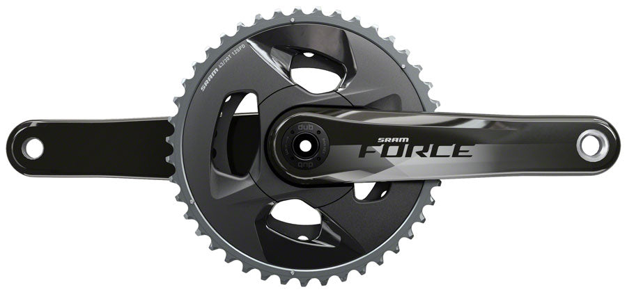 SRAM Force AXS Wide Crankset - 165mm, 12-Speed, 43/30t, 94 BCD, DUB Spindle Interface, Natural Carbon, D1