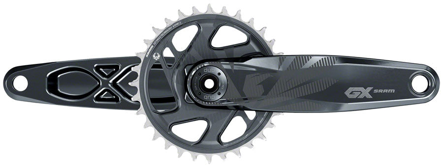 SRAM GX Eagle Fat Bike Crankset - 170mm, 12-Speed, 30t, Direct Mount, DUB Spindle Interface, For 170mm Rear Spacing, Lunar