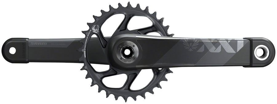 SRAM XX1 Eagle AXS Boost Crankset - 175mm, 12-Speed, 34t, Direct Mount, DUB Spindle Interface, Gray