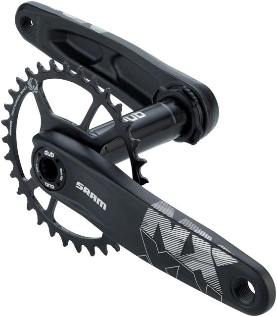 SRAM NX Eagle Crankset - 170mm, 12-Speed, 30t, Direct Mount, DUB Spindle Interface, Black - Open Box, New