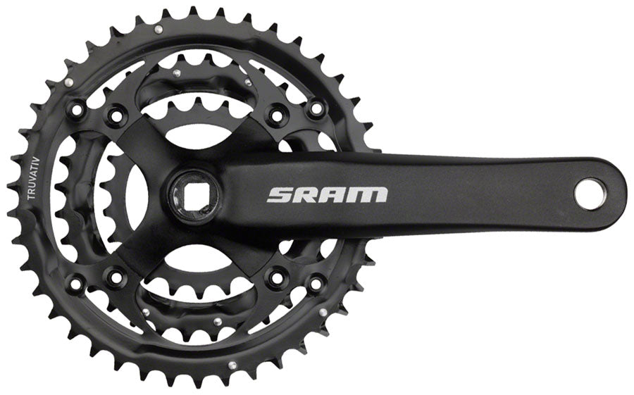 SRAM S600 Square Taper 175mm 22-32-42 8 speed Black, Bottom Bracket Not Included
