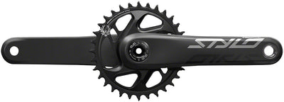 TruVativ STYLO Carbon Eagle Crankset - 175mm, 12-Speed, 34t, Direct Mount, Cannondale Ai, DUB Spindle Interface, Black