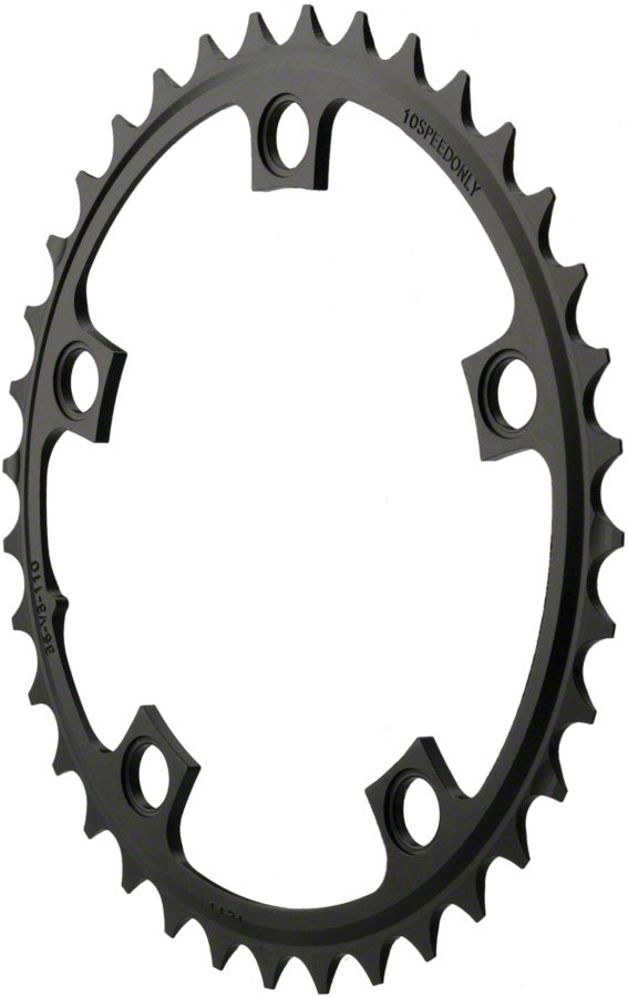 SRAM Red/Force/Rival/Apex 36T 10 Speed 110mm Black Chainring, Use with 46,50 or 52 Tooth Outer Ring