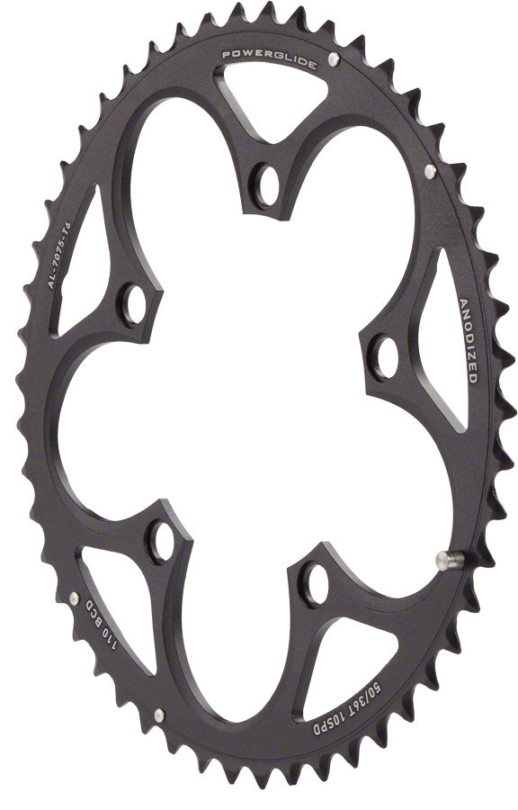 SRAM Force/Rival/Apex 50T 10-Speed 110mm Black Chainring, Use with 34T