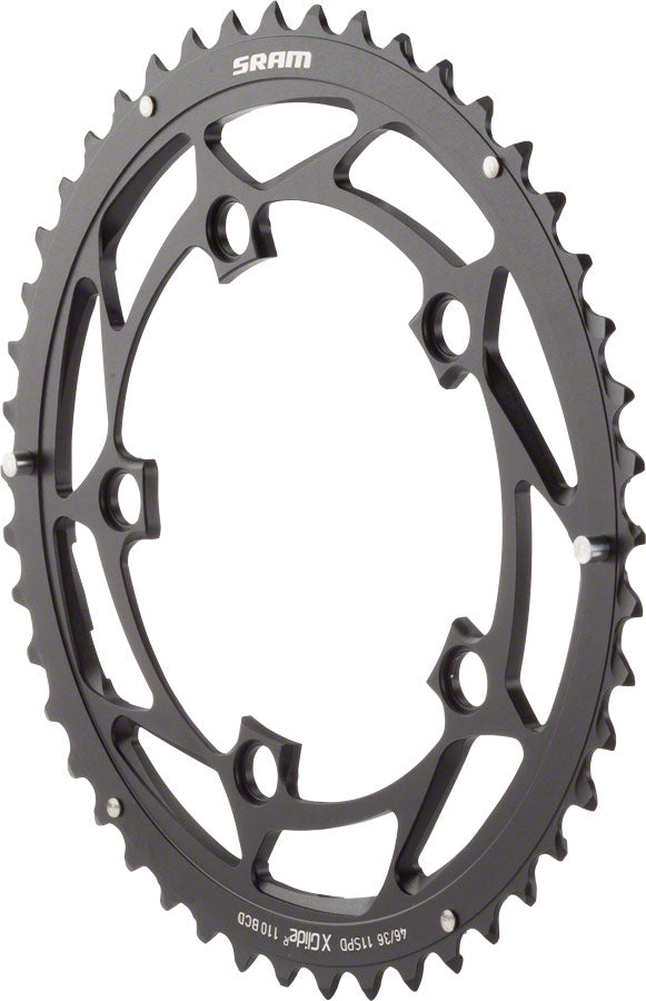 SRAM 11-Speed 46T 110mm Chainring Black, Use with 36T