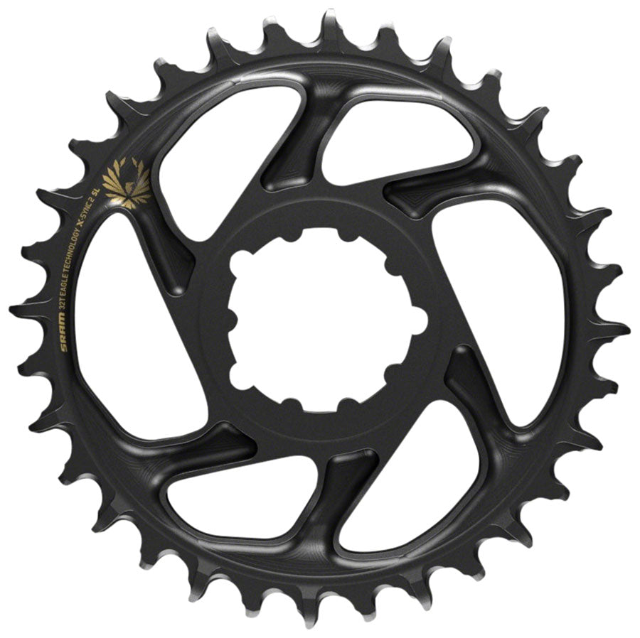 SRAM X-Sync 2 Eagle SL Direct Mount Chainring 34T Boost 3mm Offset BLK Gold Logo