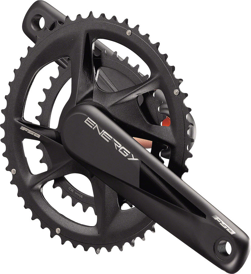Full Speed Ahead Energy Modular Crankset - 175mm, 11/12-Speed, 46/30t, Direct Mount/90mm  BCD, 386 EVO Spindle Interface, Black