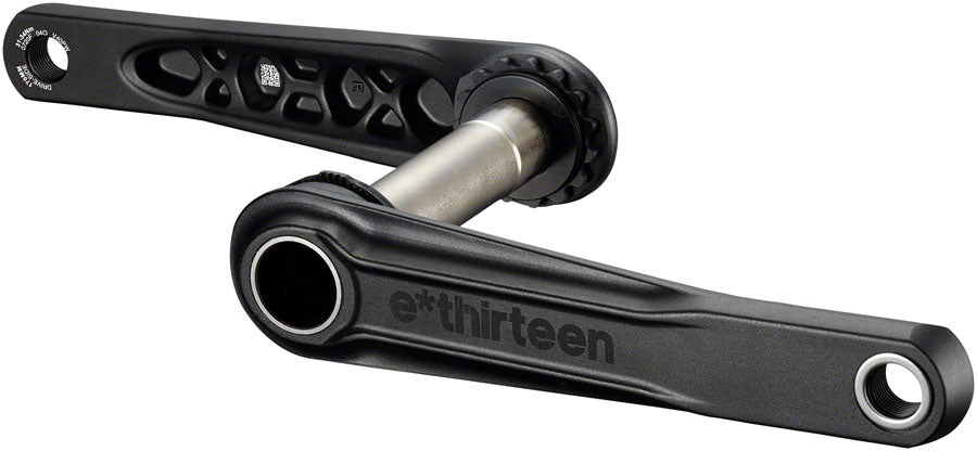 e*thirteen Helix Crankset - 175mm, 73mm, 24mm Spindle with e*thirteen P3 Connect Interface, Black