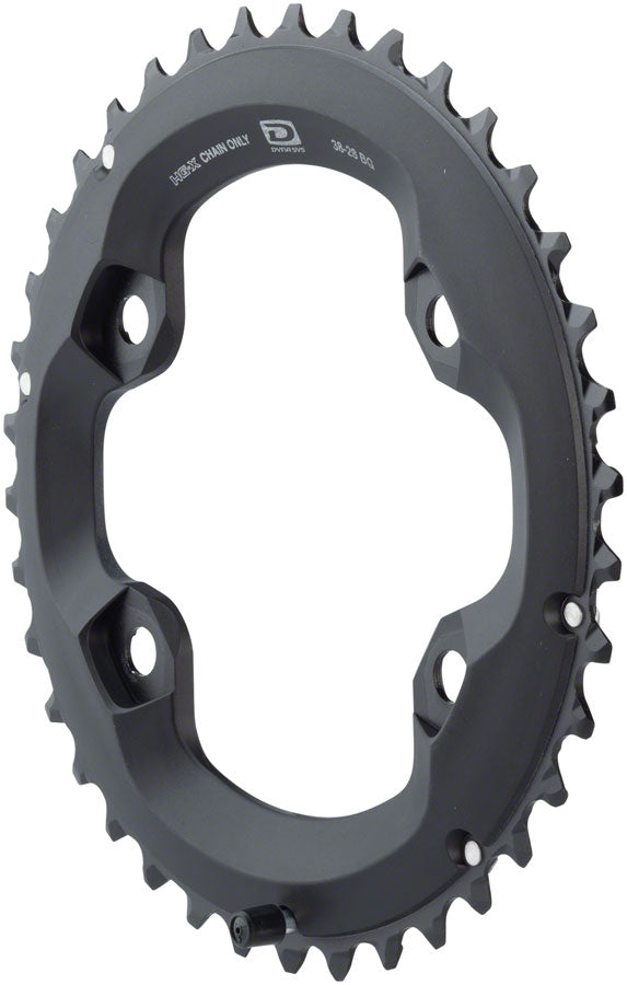 Shimano Deore FC-M6000 Chainring - 38t 10-Speed 96mm Asymmetric BCD 38-28t Set