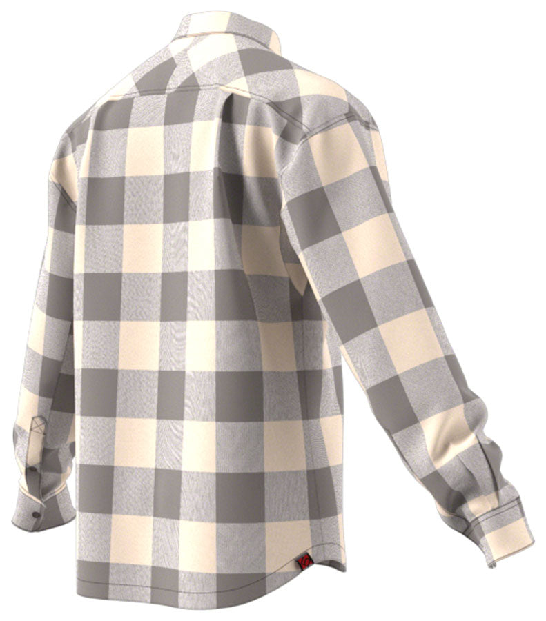 Five Ten Long Sleeve Flannel Shirt - Gray/Charcoal Small
