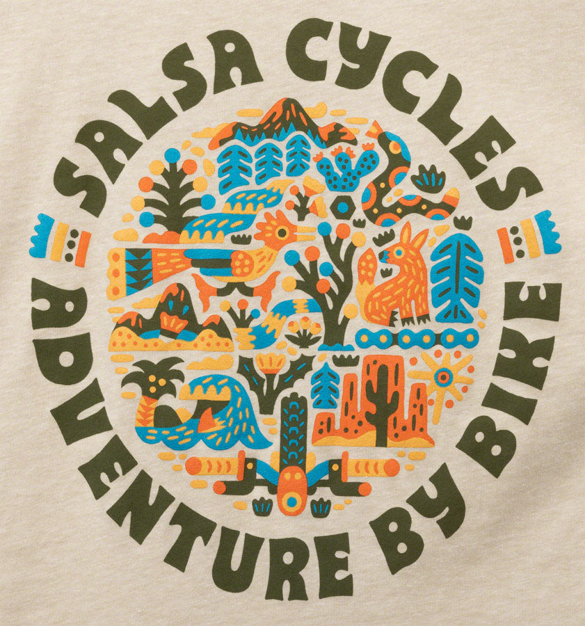 Salsa Planet Wild Men's T-Shirt - Natural, 3X-Large